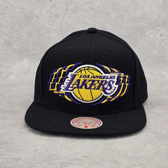 Mitchell & Ness Other - Mitchell & Ness Los Angeles Lakers Vibes Cap Black & Purple Snapback Hat‎